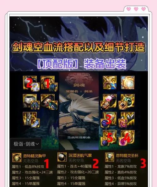 盖聂剑魂特化装备的获取途径是什么？